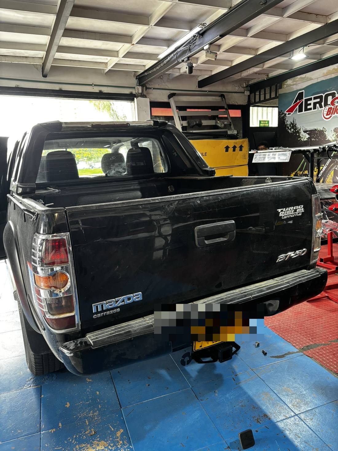 Instalación tiro de arrastre Mazda BT-50