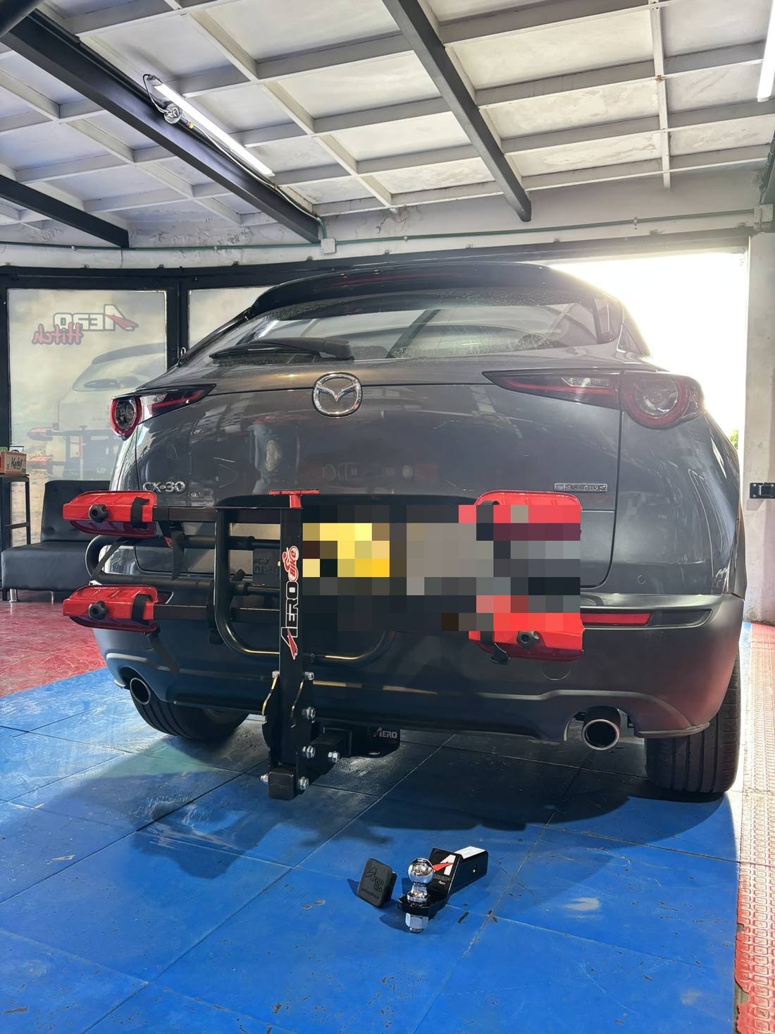 Instalación tiro de arrastre Mazda CX-30