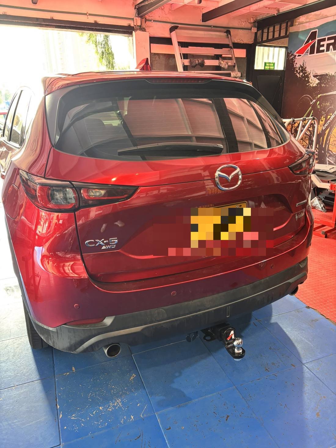 Instalación tiro de arrastre Mazda CX-5