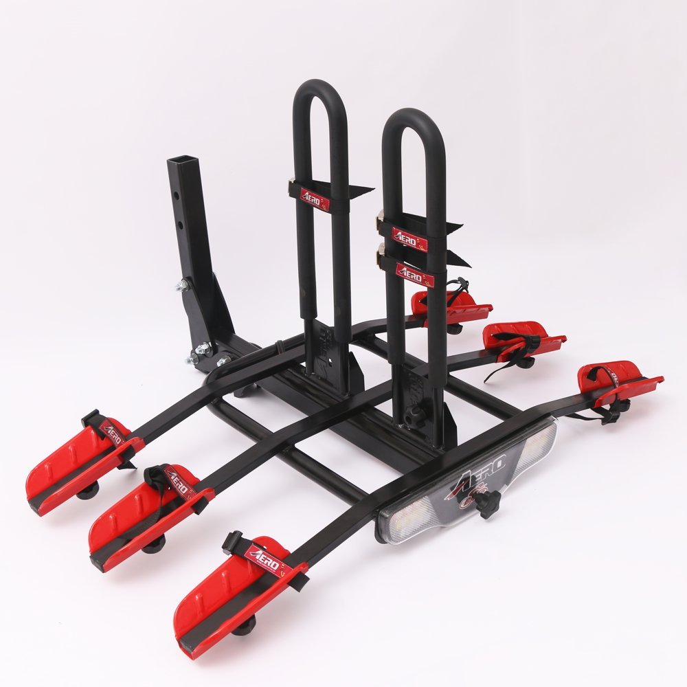 Portabicicletas AeroBike premium con luces para 3 bicicletas