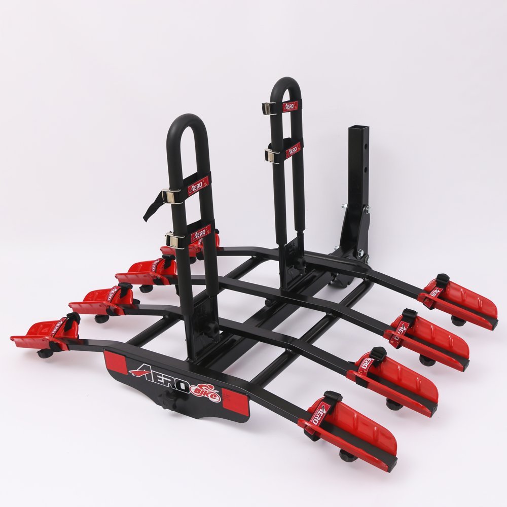 Portabicicletas AeroBike premium abatible automático para 4 bicicletas